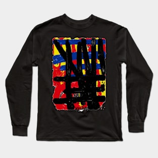 Artistic Tee Bold Lines Colors by RegiaArt Long Sleeve T-Shirt